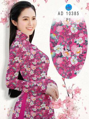 Vải Áo Dài Hoa Đều mới ra AD 10385 35 1611807923 100 Vai Ao Dai Hoa Deu moi ra AD 10385