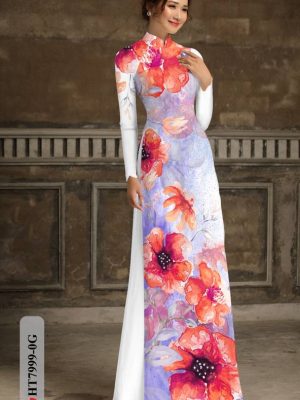 Vải Áo Dài Hoa In 3D kiểu mới AD HT7999 18 1611808496 656 Vai Ao Dai Hoa In 3D kieu moi AD HT7999