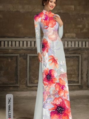 Vải Áo Dài Hoa In 3D kiểu mới AD HT7999 19 1611808497 517 Vai Ao Dai Hoa In 3D kieu moi AD HT7999