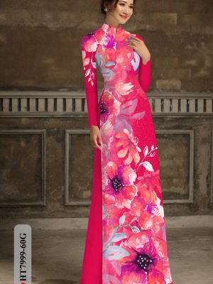 Vải Áo Dài Hoa In 3D kiểu mới AD HT7999 23 1611808497 756 Vai Ao Dai Hoa In 3D kieu moi AD HT7999