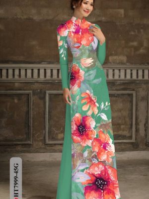 Vải Áo Dài Hoa In 3D kiểu mới AD HT7999 20 1611808497 978 Vai Ao Dai Hoa In 3D kieu moi AD HT7999