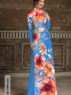 Vải Áo Dài Hoa In 3D kiểu mới AD HT7999 25 1611808498 743 Vai Ao Dai Hoa In 3D kieu moi AD HT7999