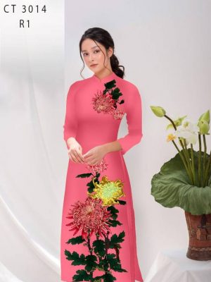 Vải Áo Dài Hoa Cúc mới ra AD CT3014 23 1611809210 152 Vai Ao Dai Hoa Cuc moi ra AD CT3014