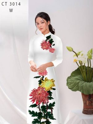 Vải Áo Dài Hoa Cúc mới ra AD CT3014 30 1611809212 431 Vai Ao Dai Hoa Cuc moi ra AD CT3014