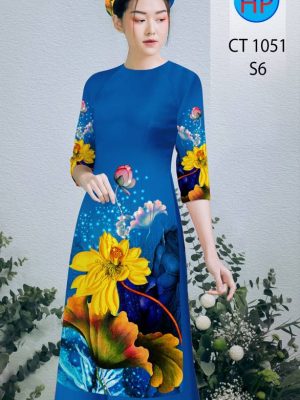 Vải Áo Dài Hoa Sen Vàng mới ra AD CT1051 23 1611979189 520 Vai Ao Dai Hoa Sen Vang moi ra AD CT1051