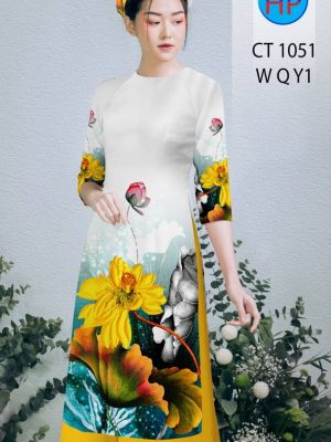 Vải Áo Dài Hoa Sen Vàng mới ra AD CT1051 27 1611979190 318 Vai Ao Dai Hoa Sen Vang moi ra AD CT1051