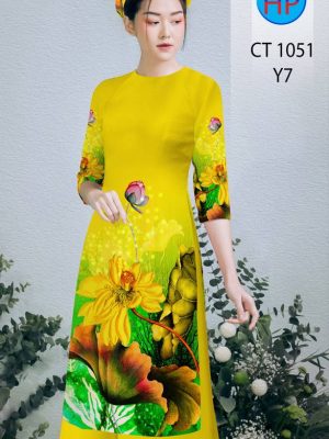 Vải Áo Dài Hoa Sen Vàng mới ra AD CT1051 32 1611979193 774 Vai Ao Dai Hoa Sen Vang moi ra AD CT1051