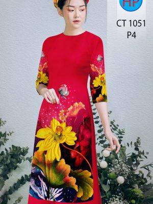 Vải Áo Dài Hoa Sen Vàng mới ra AD CT1051 33 1611979193 99 Vai Ao Dai Hoa Sen Vang moi ra AD CT1051