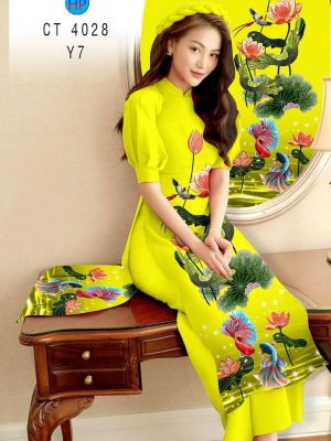 Vải Áo Dài Hoa Sen kiểu mới AD CT4028 28 1611979712 848 Vai Ao Dai Hoa Sen kieu moi AD CT4028