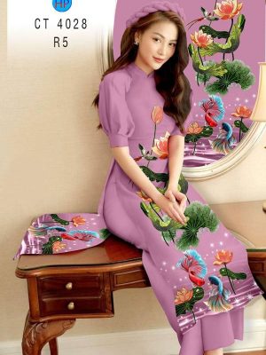 Vải Áo Dài Hoa Sen kiểu mới AD CT4028 32 1611979712 96 Vai Ao Dai Hoa Sen kieu moi AD CT4028