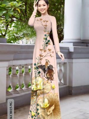 Vải Áo Dài Hoa Sen mới ra AD KC8015 20 1611979872 610 Vai Ao Dai Hoa Sen moi ra AD KC8015