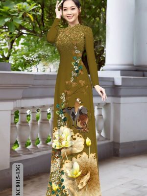 Vải Áo Dài Hoa Sen mới ra AD KC8015 21 1611979872 752 Vai Ao Dai Hoa Sen moi ra AD KC8015