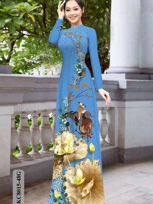 Vải Áo Dài Hoa Sen mới ra AD KC8015 28 1611979873 998 Vai Ao Dai Hoa Sen moi ra AD KC8015