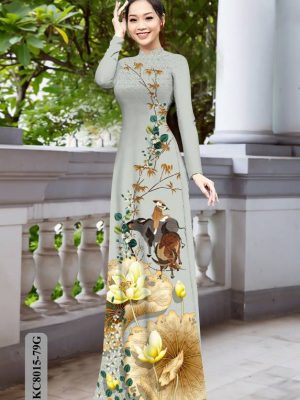 Vải Áo Dài Hoa Sen mới ra AD KC8015 33 1611979874 422 Vai Ao Dai Hoa Sen moi ra AD KC8015