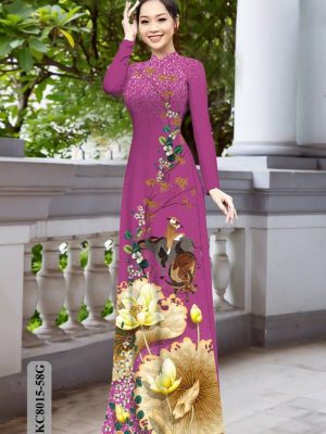 Vải Áo Dài Hoa Sen mới ra AD KC8015 30 1611979874 497 Vai Ao Dai Hoa Sen moi ra AD KC8015