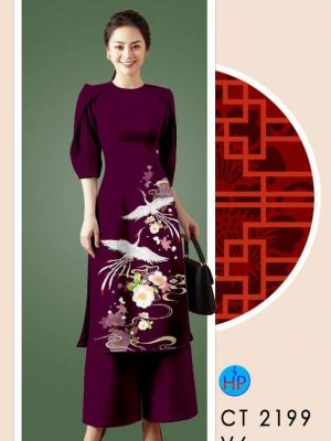 1611980916 472 Vai Ao Dai Chim Hac thiet ke 2021 AD CT2199