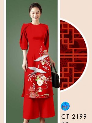 1611980917 954 Vai Ao Dai Chim Hac thiet ke 2021 AD CT2199