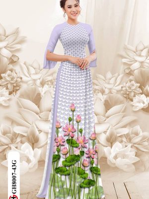 Vải Áo Dài Hoa Sen kiểu mới AD GH8007 17 1611981427 208 Vai Ao Dai Hoa Sen kieu moi AD GH8007