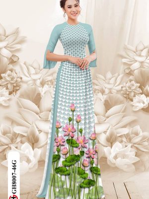 Vải Áo Dài Hoa Sen kiểu mới AD GH8007 29 1611981431 739 Vai Ao Dai Hoa Sen kieu moi AD GH8007