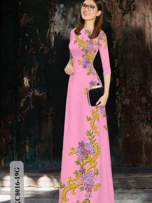 Vải Áo Dài Hoa Văn kiểu mới AD KC8016 23 1611981593 612 Vai Ao Dai Hoa Van kieu moi AD KC8016