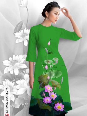 Vải Áo Dài Hoa Sen kiểu mới AD GH7996 27 1611982304 759 Vai Ao Dai Hoa Sen kieu moi AD GH7996