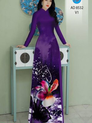 Vải Áo Dài Hoa In 3D thiết kế 2021 AD 8532 23 1612318814 754 Vai Ao Dai Hoa In 3D thiet ke 2021 AD