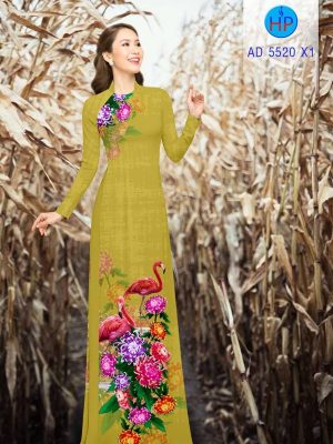 Vải Áo Dài Chim Hạc thiết kế 2021 AD 5520 21 1612319128 20 Vai Ao Dai Chim Hac thiet ke 2021 AD 5520