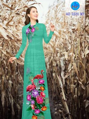 Vải Áo Dài Chim Hạc thiết kế 2021 AD 5520 23 1612319129 20 Vai Ao Dai Chim Hac thiet ke 2021 AD 5520