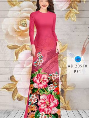 Vải Áo Dài Hoa In 3D kiểu mới AD 20518 26 1612319875 787 Vai Ao Dai Hoa In 3D kieu moi AD 20518