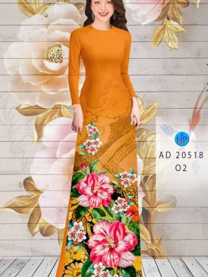 Vải Áo Dài Hoa In 3D kiểu mới AD 20518 31 1612319876 321 Vai Ao Dai Hoa In 3D kieu moi AD 20518