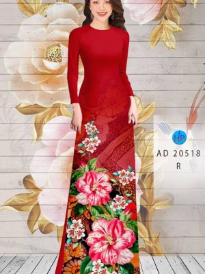 Vải Áo Dài Hoa In 3D kiểu mới AD 20518 34 1612319877 50 Vai Ao Dai Hoa In 3D kieu moi AD 20518