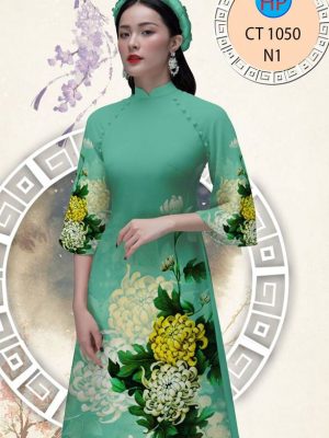 1612320300 604 Vai Ao Dai Hoa Cuc thiet ke 2021 AD CT1050