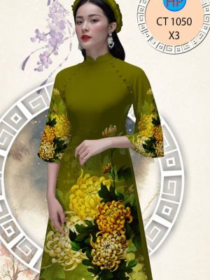1612320301 498 Vai Ao Dai Hoa Cuc thiet ke 2021 AD CT1050