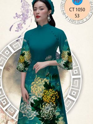 1612320302 186 Vai Ao Dai Hoa Cuc thiet ke 2021 AD CT1050