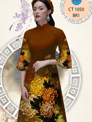 1612320302 818 Vai Ao Dai Hoa Cuc thiet ke 2021 AD CT1050