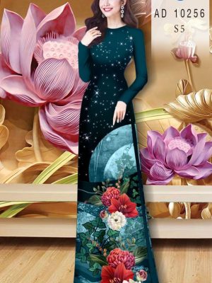 Vải Áo Dài Hoa In 3D mới ra AD 10256 23 1612586210 610 Vai Ao Dai Hoa In 3D moi ra AD 10256
