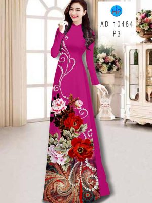 Vải Áo Dài Hoa In 3D kiểu mới AD 10484 33 1612703598 95 Vai Ao Dai Hoa In 3D kieu moi AD 10484