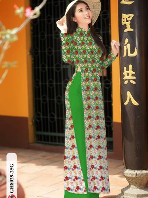Vải Áo Dài Hoa Đều kiểu mới AD GH8209 25 1612703743 151 Vai Ao Dai Hoa Deu kieu moi AD GH8209