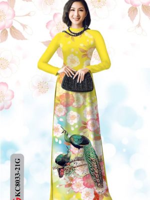 Vải Áo Dài Chim Công mới ra AD KC8033 23 1612751875 122 Vai Ao Dai Chim Cong moi ra AD KC8033
