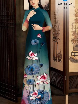 Vải Áo Dài Hoa Sen mới ra AD 10143 23 1612941554 270 Vai Ao Dai Hoa Sen moi ra AD 10143