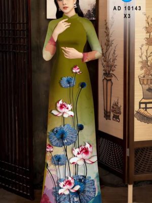Vải Áo Dài Hoa Sen mới ra AD 10143 22 1612941554 980 Vai Ao Dai Hoa Sen moi ra AD 10143
