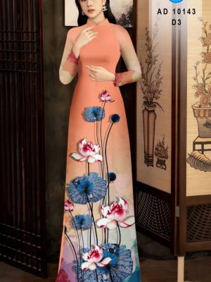 Vải Áo Dài Hoa Sen mới ra AD 10143 26 1612941555 952 Vai Ao Dai Hoa Sen moi ra AD 10143