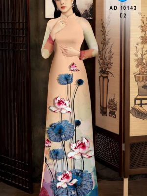 Vải Áo Dài Hoa Sen mới ra AD 10143 31 1612941556 22 Vai Ao Dai Hoa Sen moi ra AD 10143