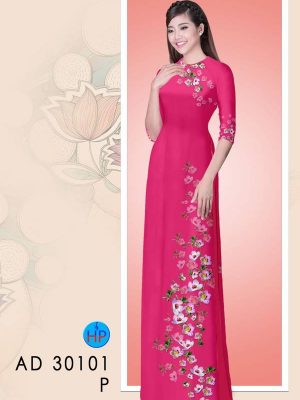 Vải Áo Dài Hoa Đào thiết kế 2021 AD 30101 26 1612941705 353 Vai Ao Dai Hoa Dao thiet ke 2021 AD 30101