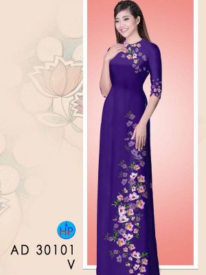 Vải Áo Dài Hoa Đào thiết kế 2021 AD 30101 27 1612941705 445 Vai Ao Dai Hoa Dao thiet ke 2021 AD 30101