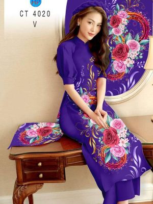 Vải Áo Dài Hoa Hồng mới ra AD CT4020 22 1612941834 787 Vai Ao Dai Hoa Hong moi ra AD CT4020