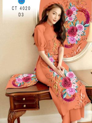 Vải Áo Dài Hoa Hồng mới ra AD CT4020 30 1612941836 209 Vai Ao Dai Hoa Hong moi ra AD CT4020