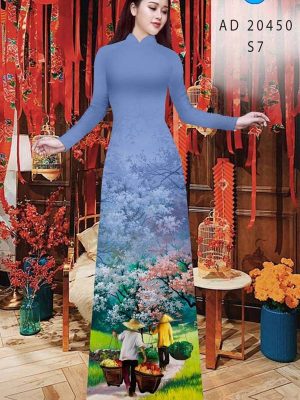 Vải Áo Dài Phong Cảnh kiểu mới AD 20450 27 1613136030 914 Vai Ao Dai Phong Canh kieu moi AD 20450