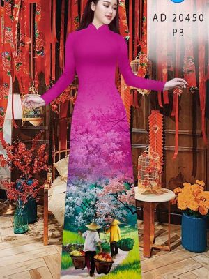 Vải Áo Dài Phong Cảnh kiểu mới AD 20450 28 1613136030 979 Vai Ao Dai Phong Canh kieu moi AD 20450