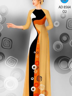 1613136915 607 Vai Ao Dai Hoa Van thiet ke 2021 AD 8564